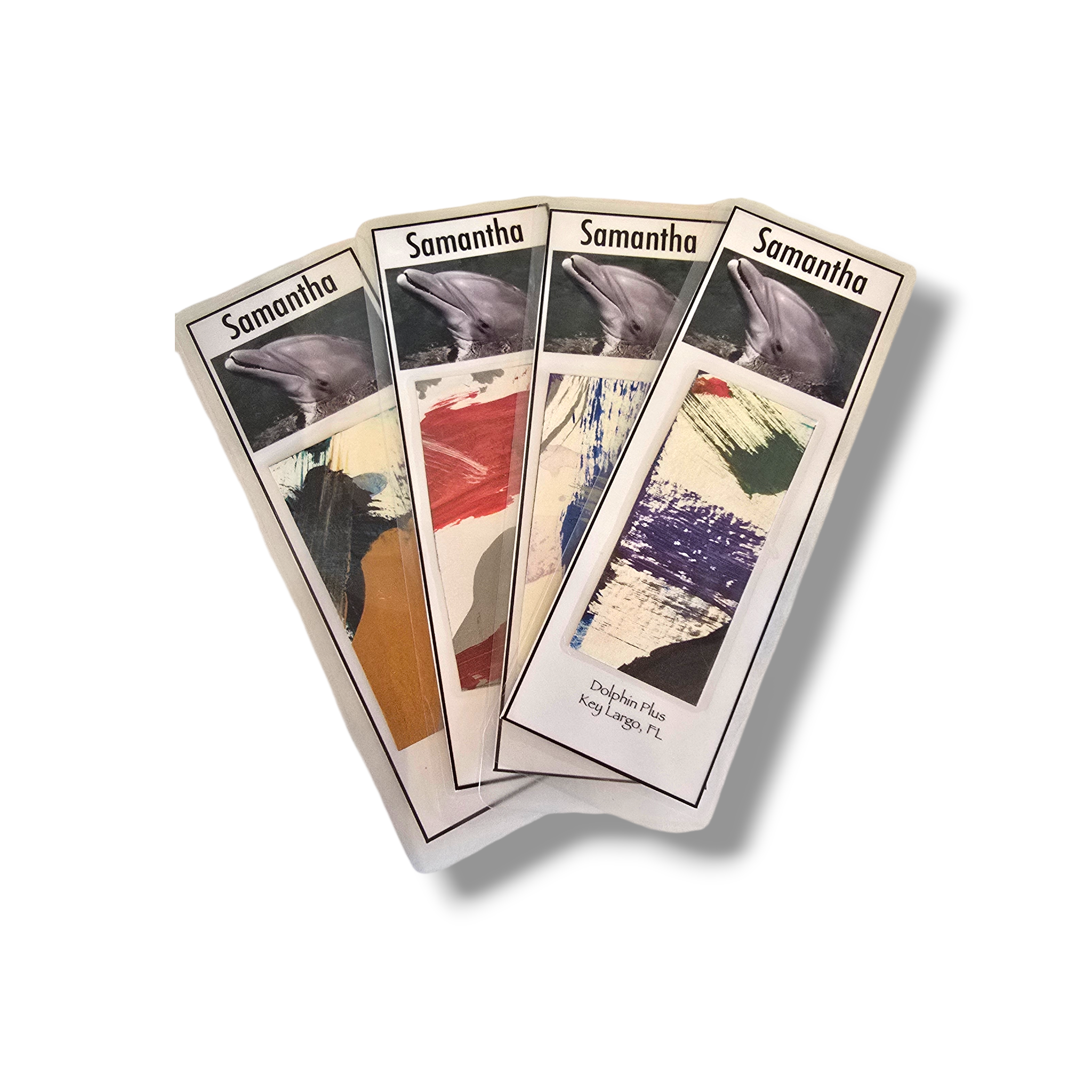 Dolphin Painted Bookmark