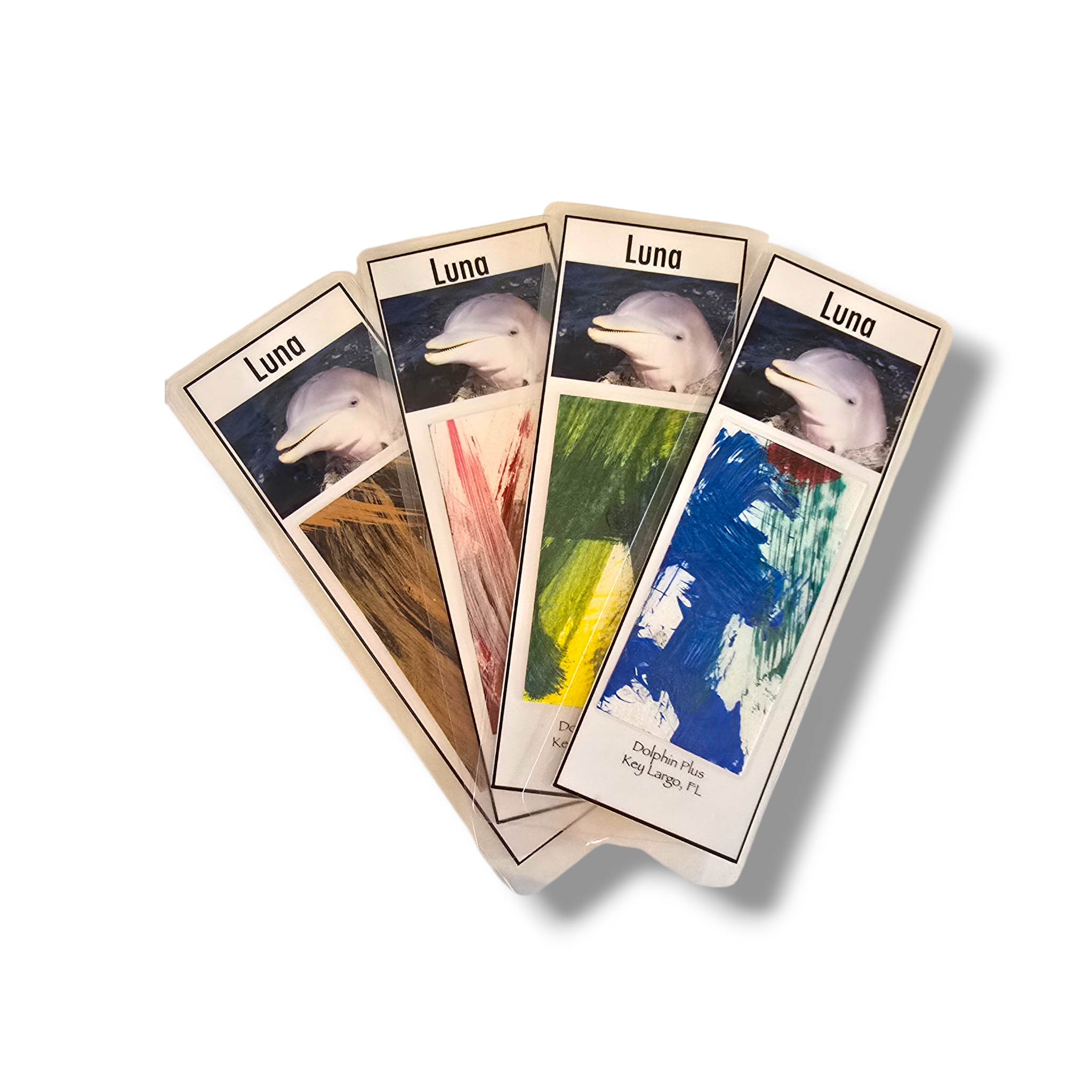 Dolphin Painted Bookmark