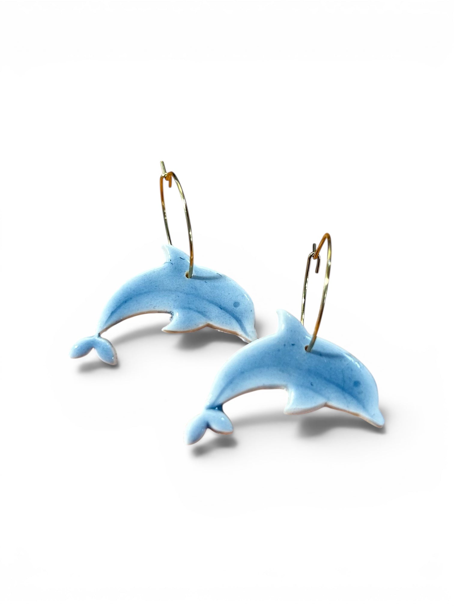 Dolphin Hoop Earrings