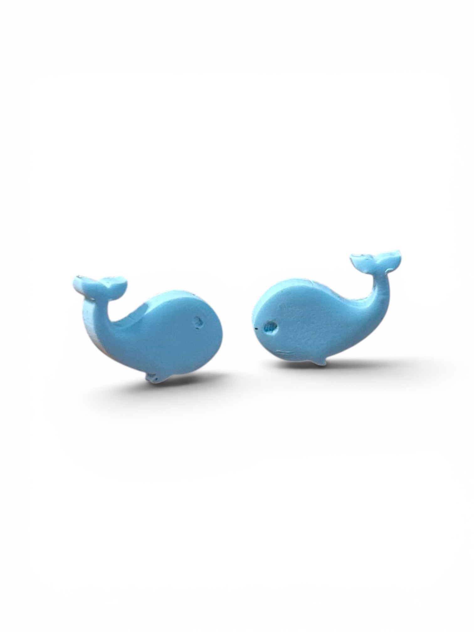 Whale Stud Earrings