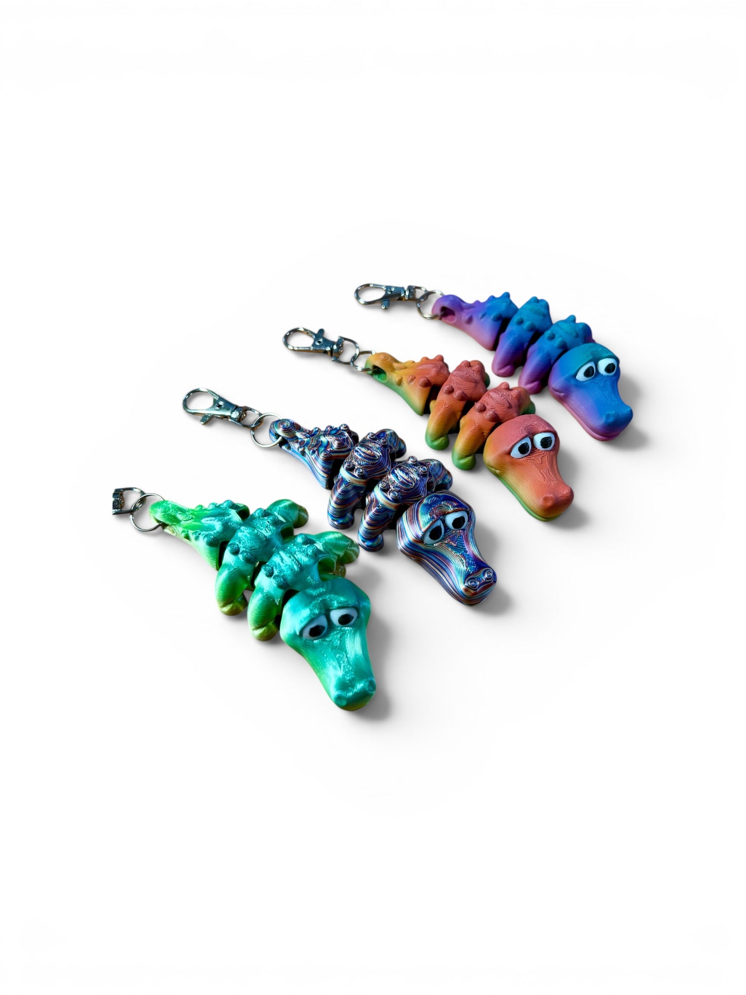 3D Crocodile Key Chains