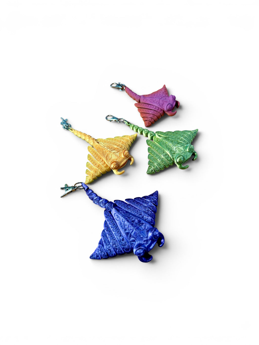 3D Stingray Key Chains