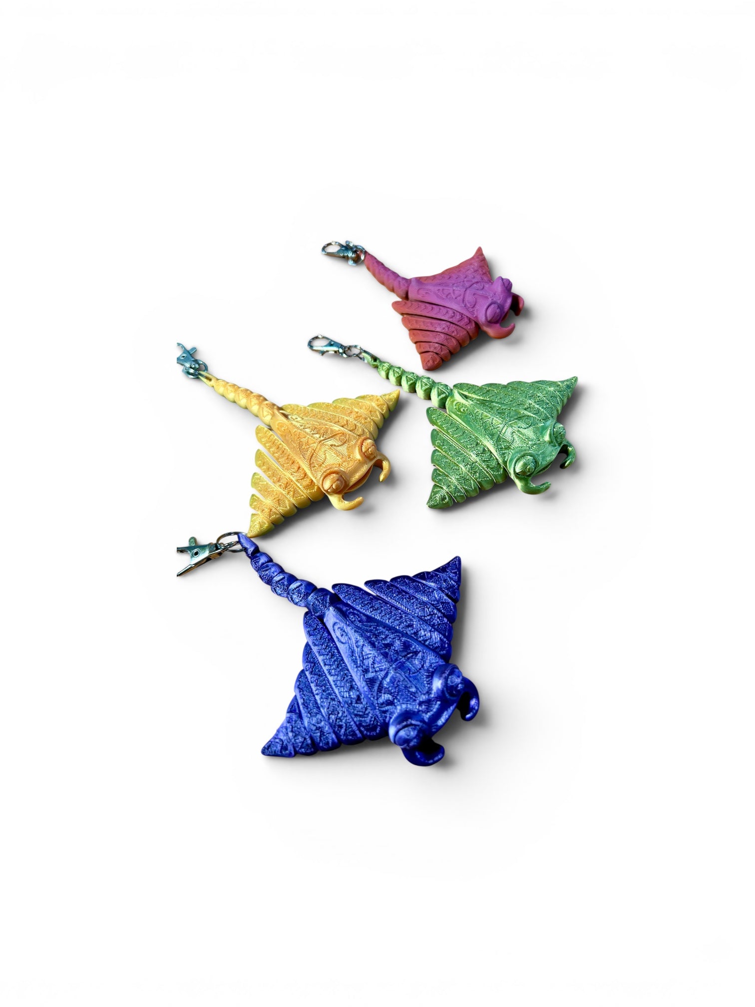 3D Stingray Key Chains