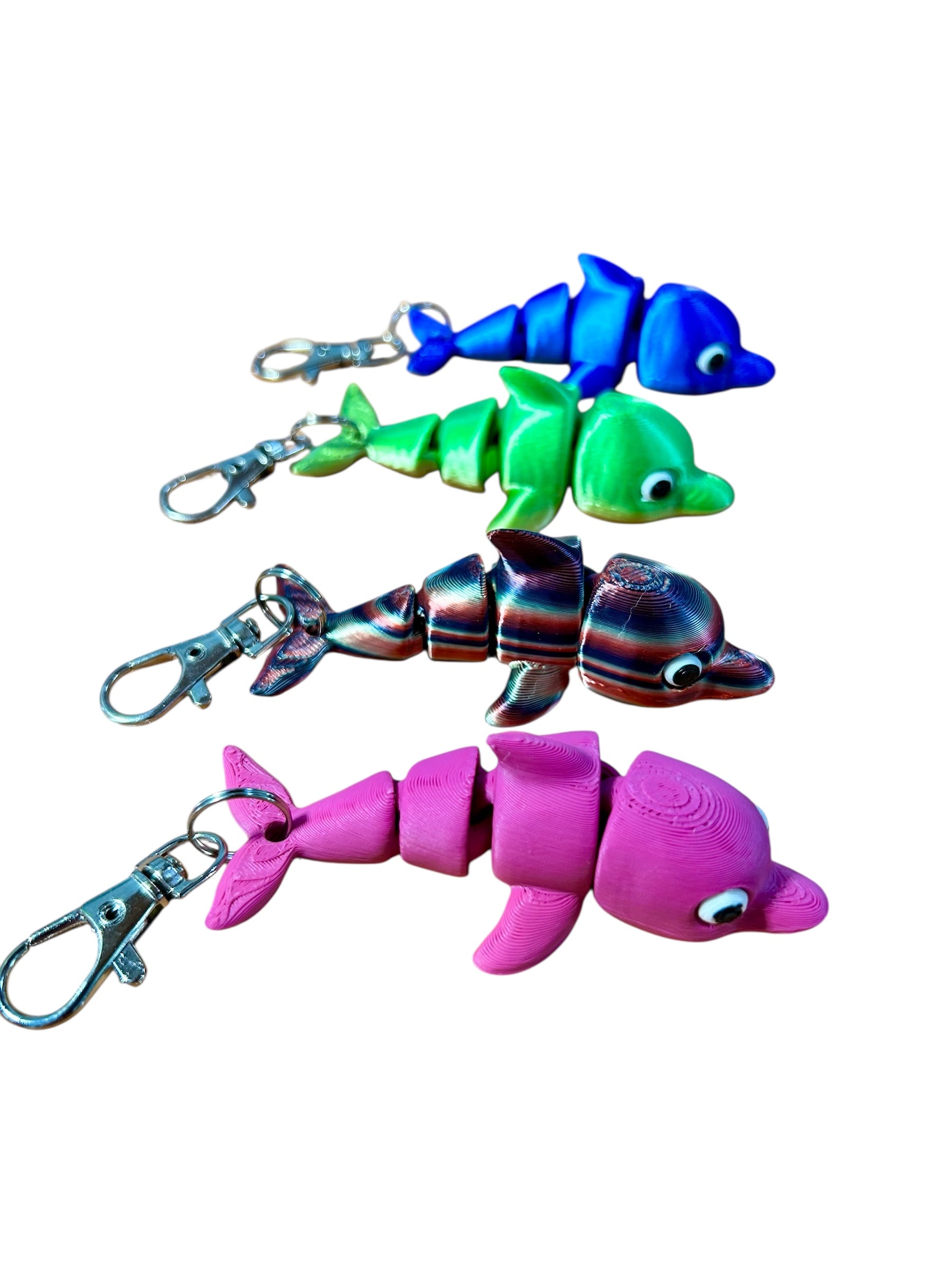3D Dolphin Key Chains