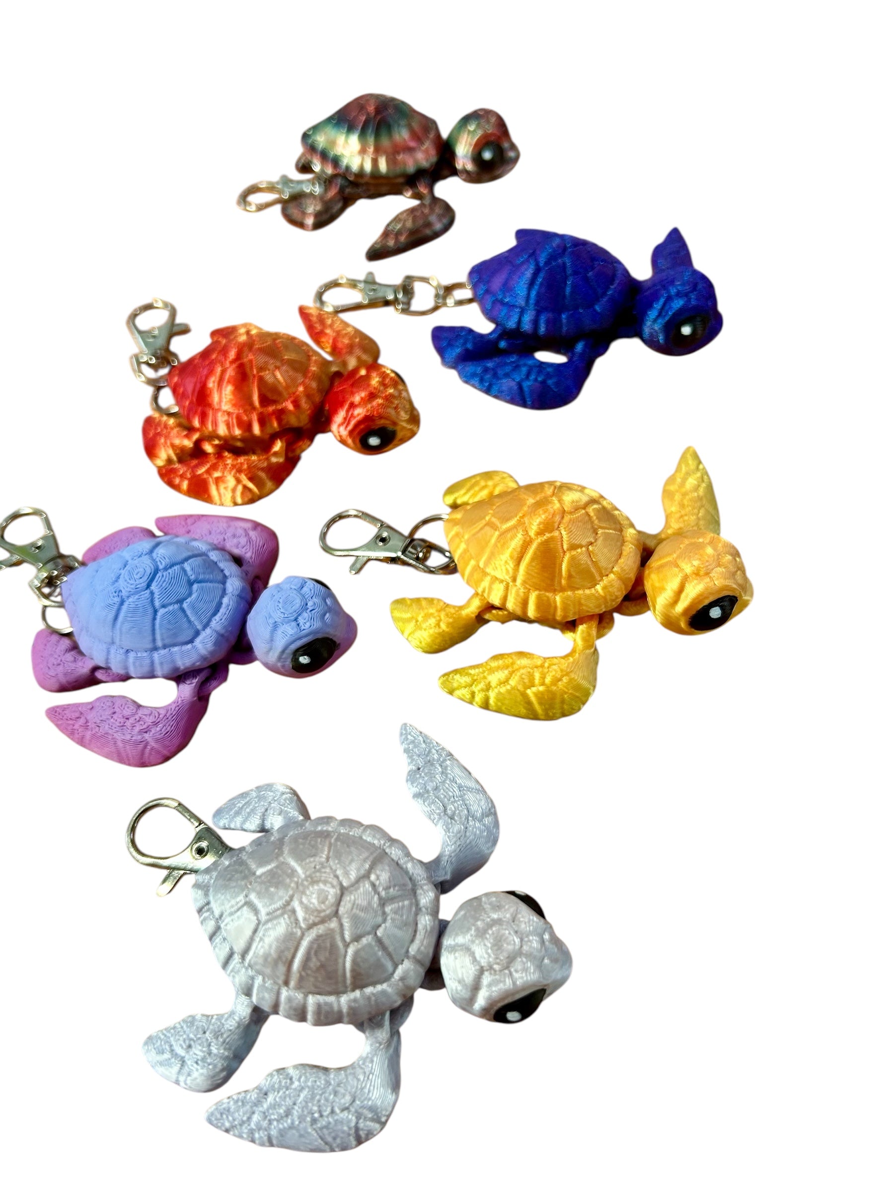 3D Sea Turtle Key Chains