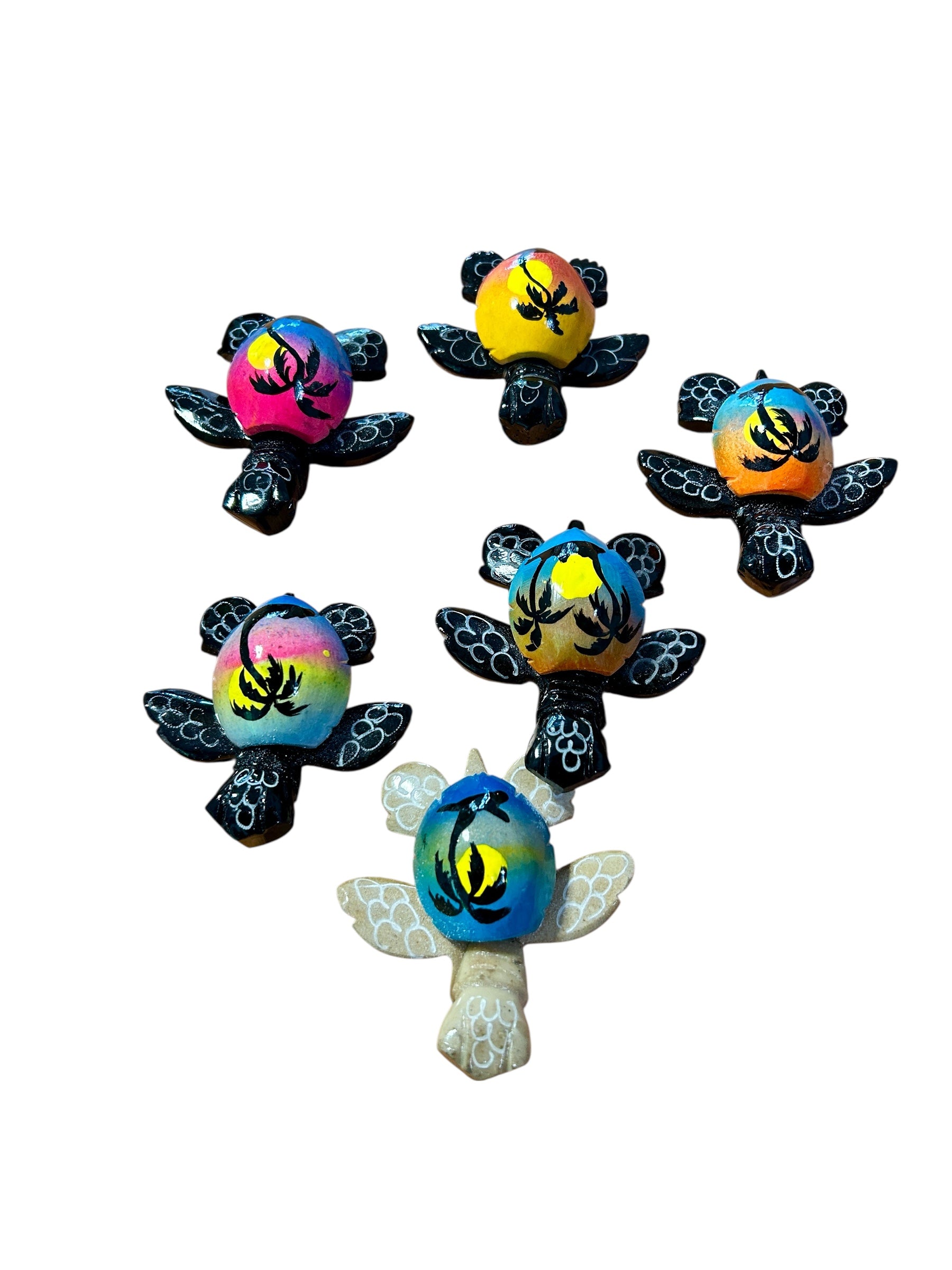 Marble Turtle Figurines