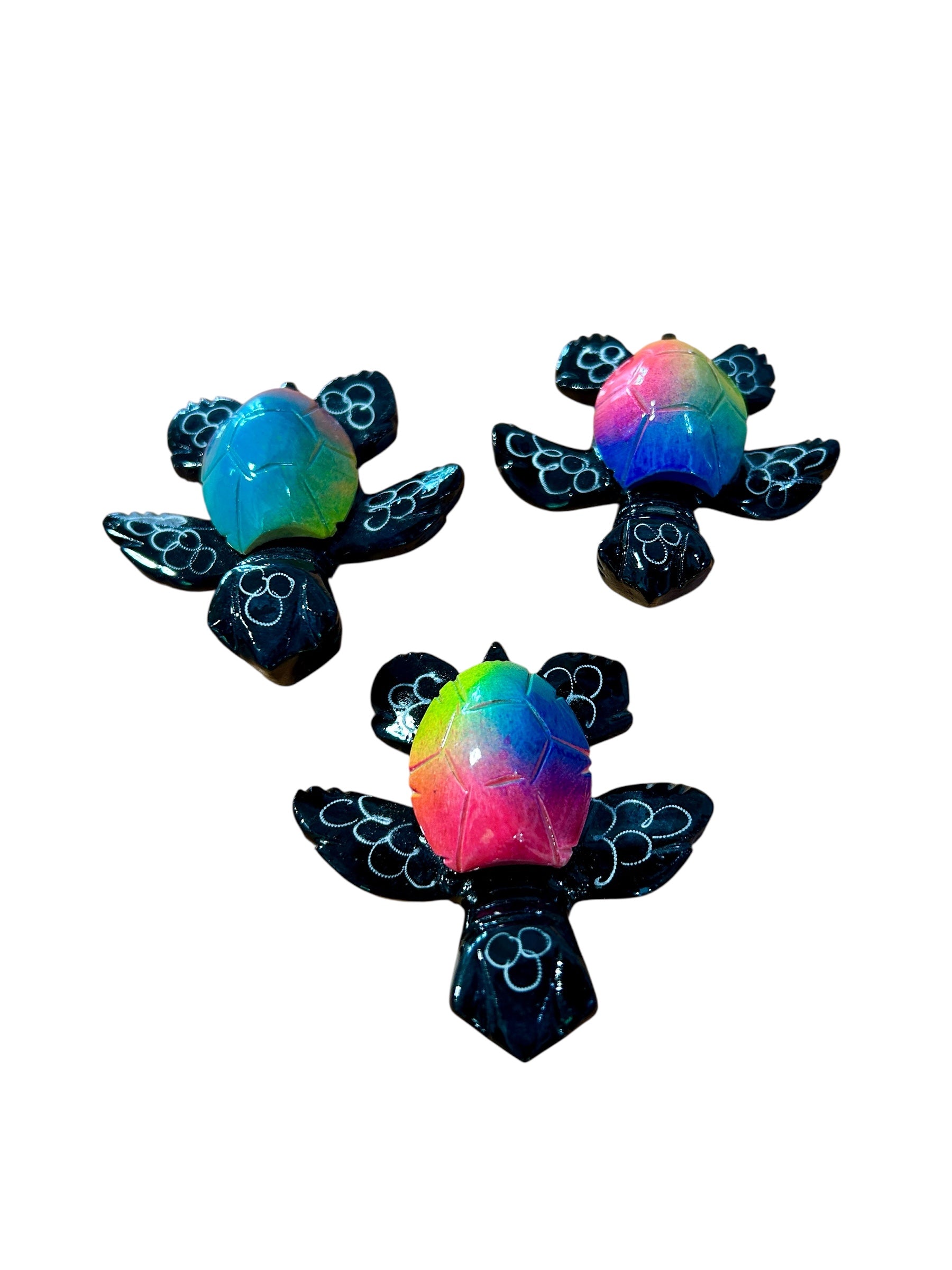 Marble Turtle Figurines