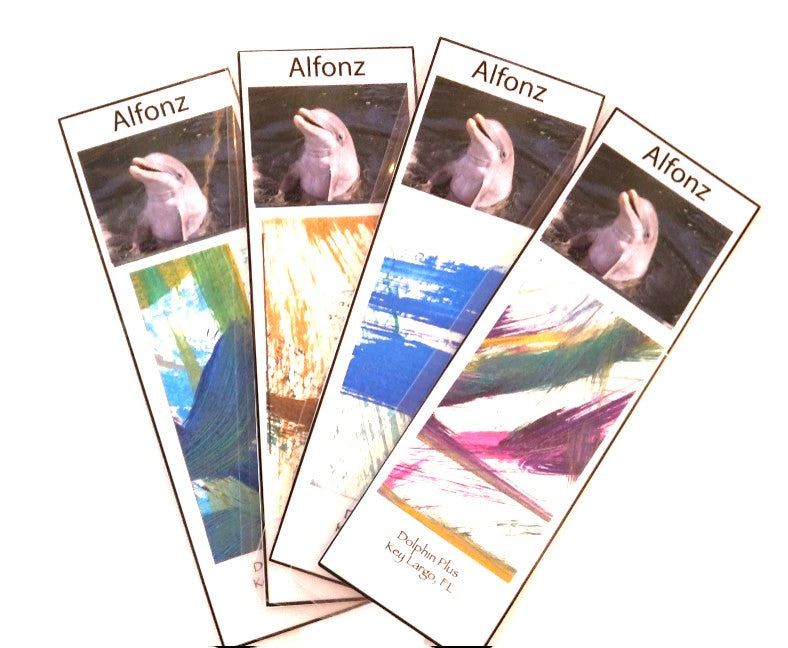Dolphin Painted Bookmark