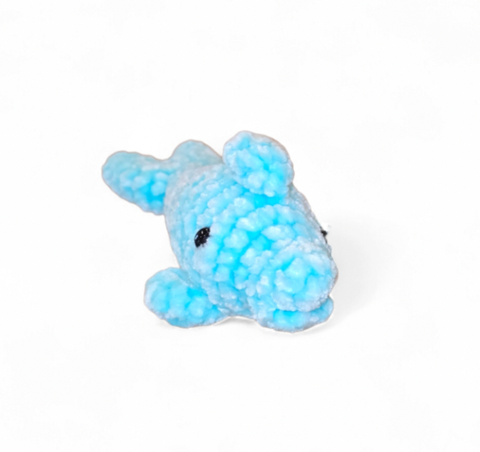 Knitted Chenille Dolphins