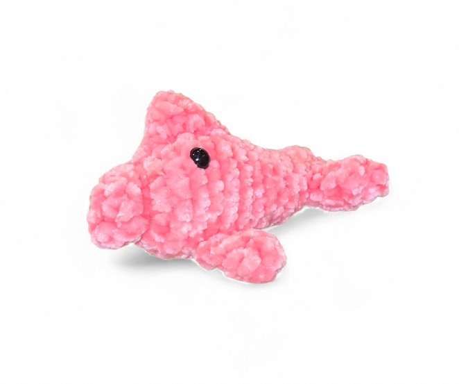 Knitted Chenille Dolphins