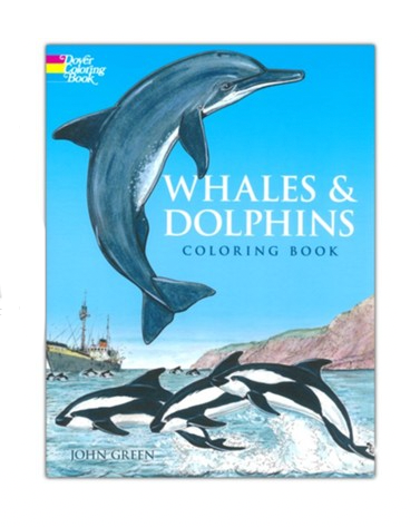 Whales and Dolphins Coloring Book