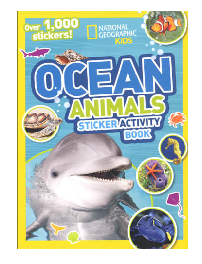 NG Ocean Animal Sticker Activity Book