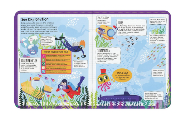 Ocean Sticker Facts Book