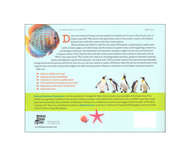 Book Marine Science for Kids