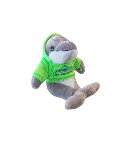 Plush Hoodie Dolphin