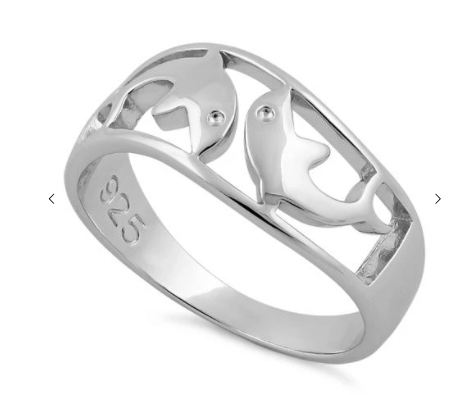 Ring Double Dolphin