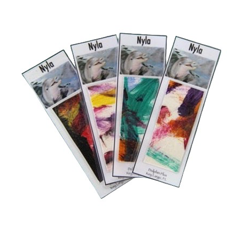 Dolphin Painted Bookmark
