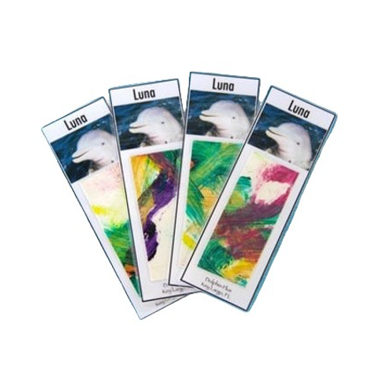 Dolphin Painted Bookmark