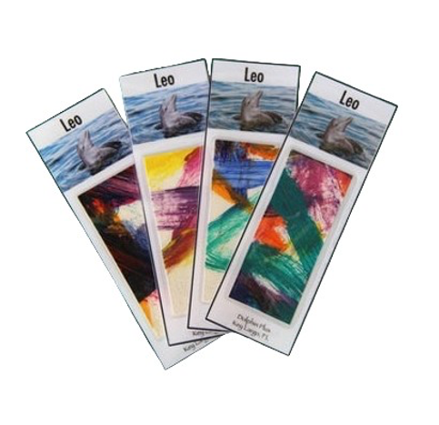 Dolphin Painted Bookmark