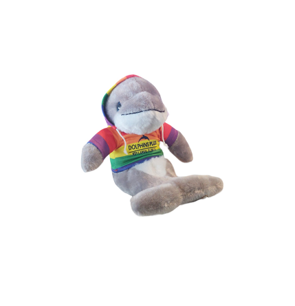 Plush Hoodie Dolphin